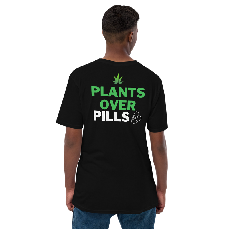 Plants Over Pills Hemp Tee
